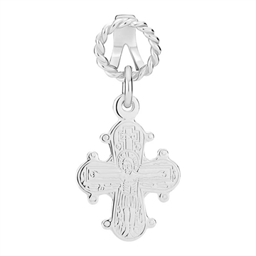 Vedhæng med Dagmarkors i Sterling Sølv – 10 x 12 mm - LUND COPENHAGEN