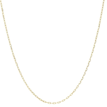 Facet Anker Halskæde i 8 kt. Guld - 38 og 42