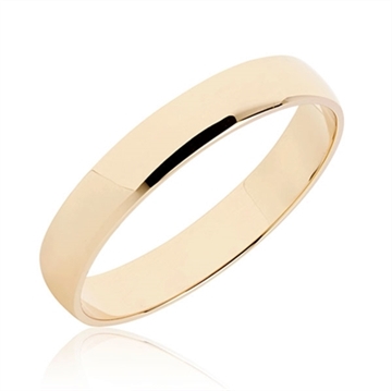 BARTOLI Classic vielsesring i 14 kt. Guld - 4 mm