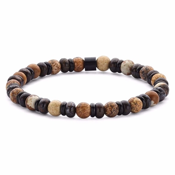 FRANK1967 armbånd til mænd med jaspis sten - one size