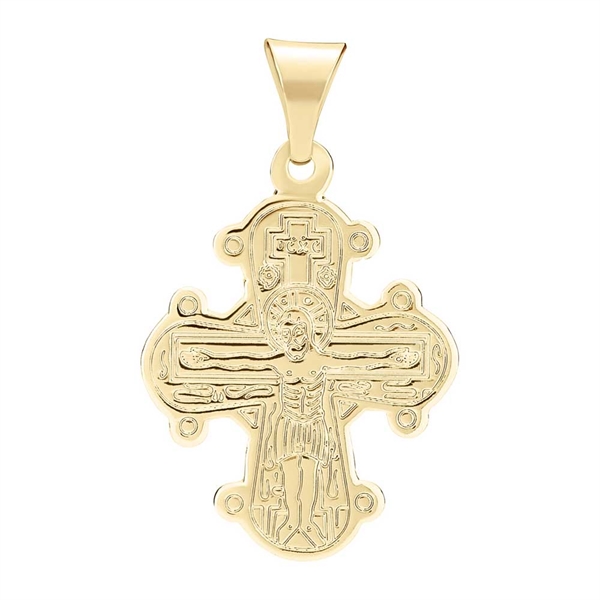 Dagmarkors i 24 karat forgyldt sølv fra Lund Copenhagen med graveret Fadervor på bagsiden