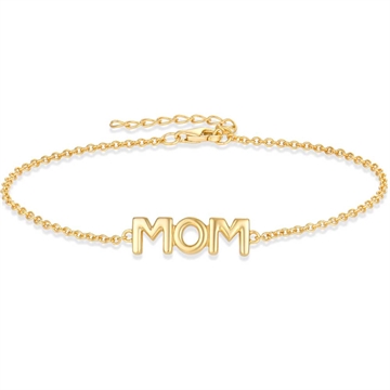 MOM armbånd i forgyldt 925 Sterling sølv fra Støvring Design