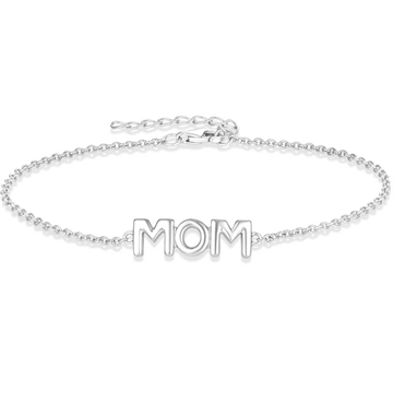 MOM armbånd i rhodineret 925 Sterling sølv fra Støvring Design