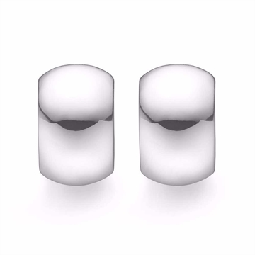 Øreclips i Sølv - Buet design