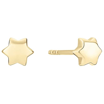 Ørestikker i 14 kt. Guld med Stjerner