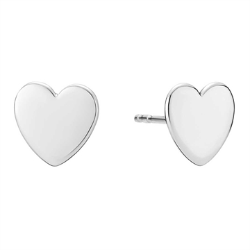 Ørestikker med hjerter i sterling sølv fra LUND COPENHAGEN