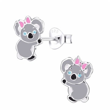 Ørestikker i Sølv med Koalabjørne