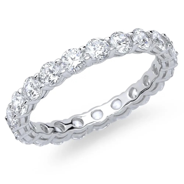 Stilfuld alliancering i rhodineret Sterling sølv