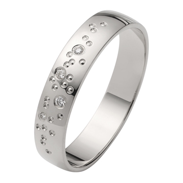 Vielsesringe i palladium med lab-grown diamanter fra Bartoli Copenhagen